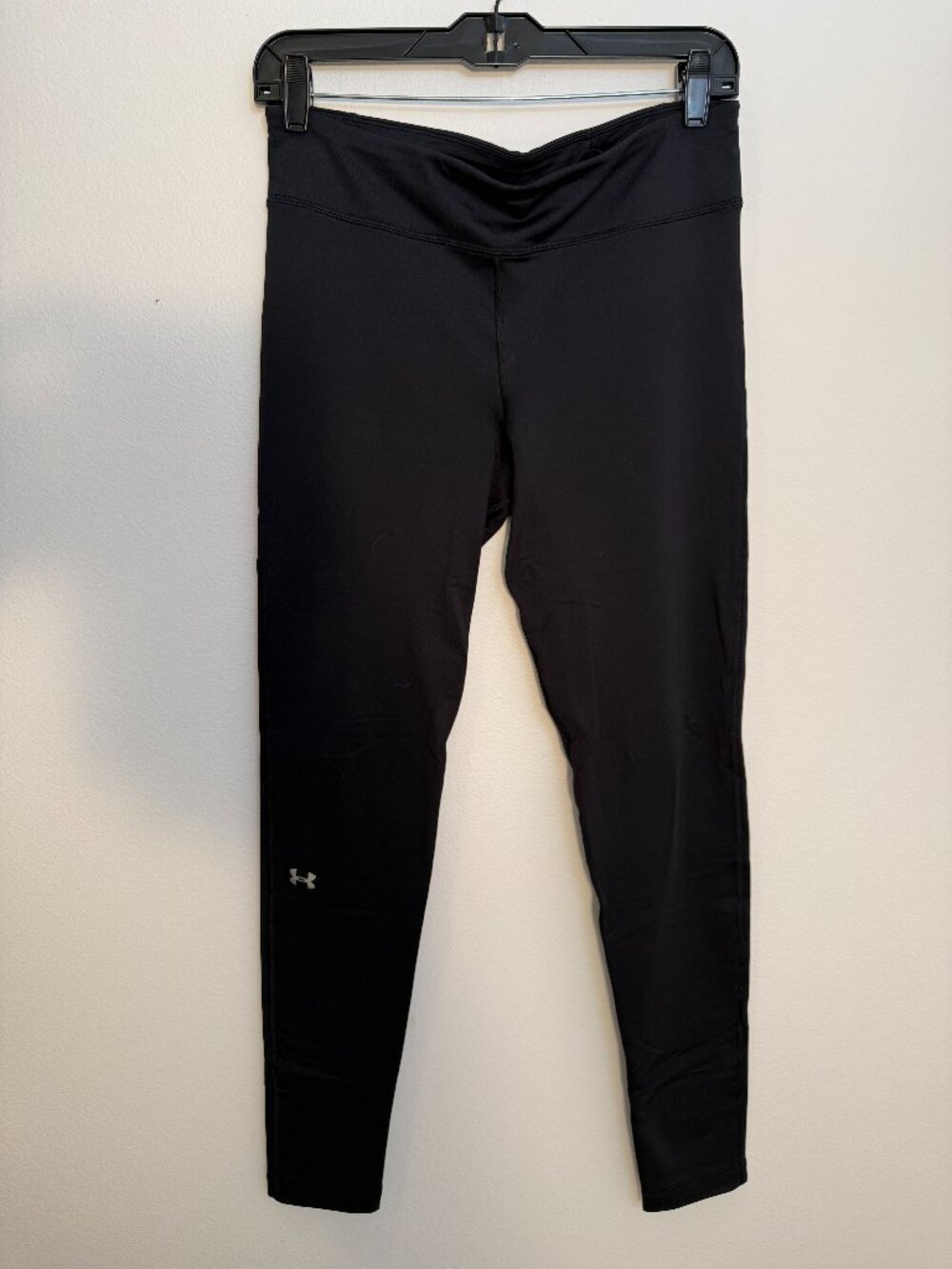 Under Armour Women Medium Authentic ColdGear Compression Leggings Black 1250277